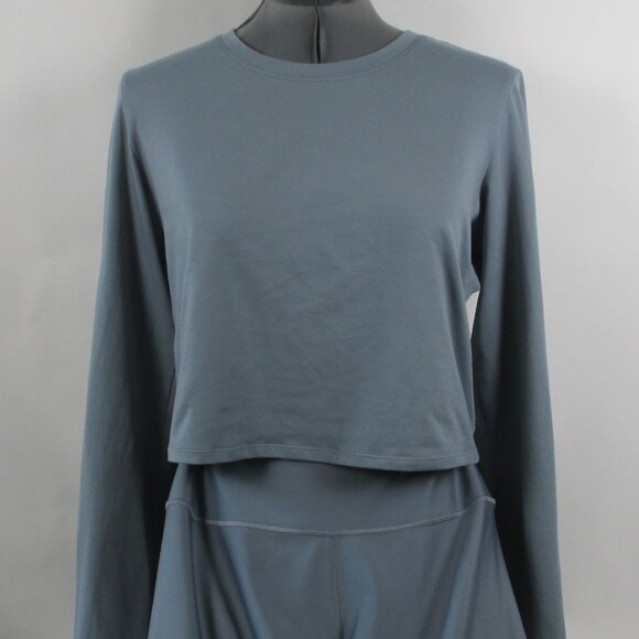 ALO CROP FINESSE LONG SLEEVE TOP - Picture 9 of 14
